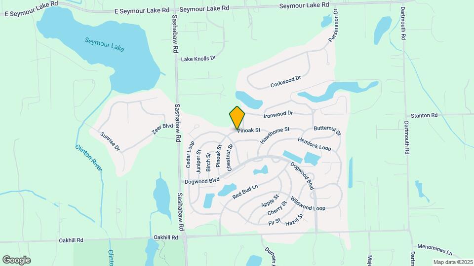 3653 Pinoak St Map and Location Details