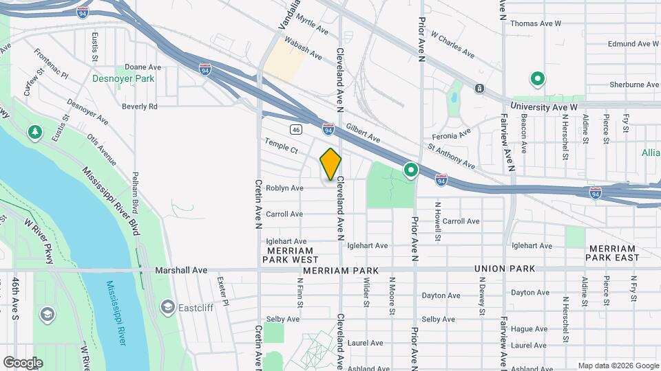 2071 Roblyn Ave Map and Location Details