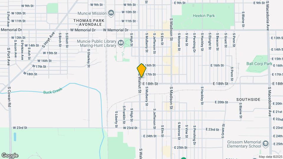 2414 S Walnut St Map and Location Details