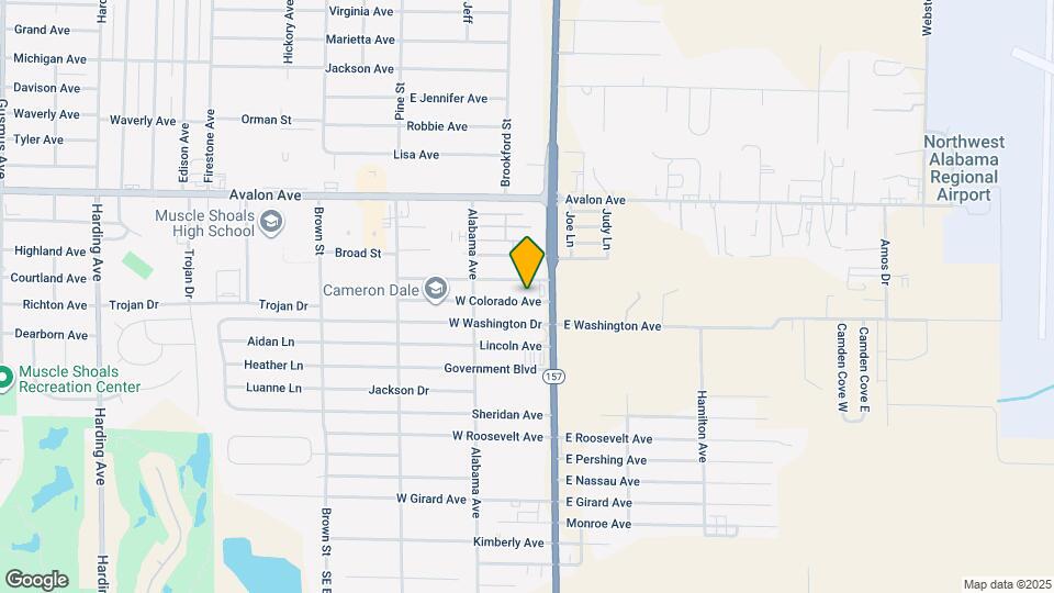 104 W Colorado Ave Map and Location Details