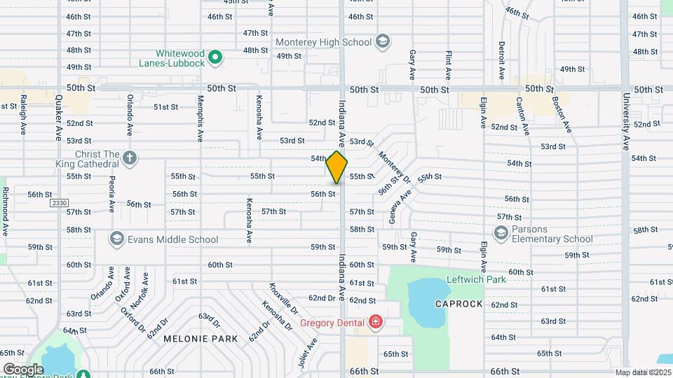3402 56th St Map and Location Details
