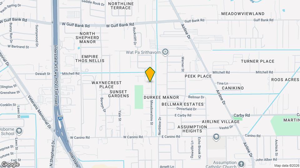 8403 Meadowshire St Map and Location Details