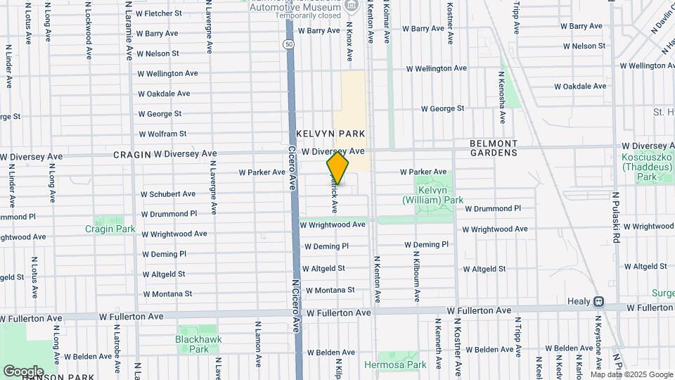 2705-2711 N Kilpatrick Ave Map and Location Details