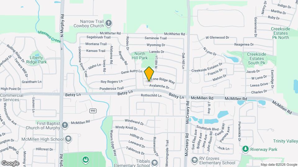 509 Avalanche Dr Map and Location Details