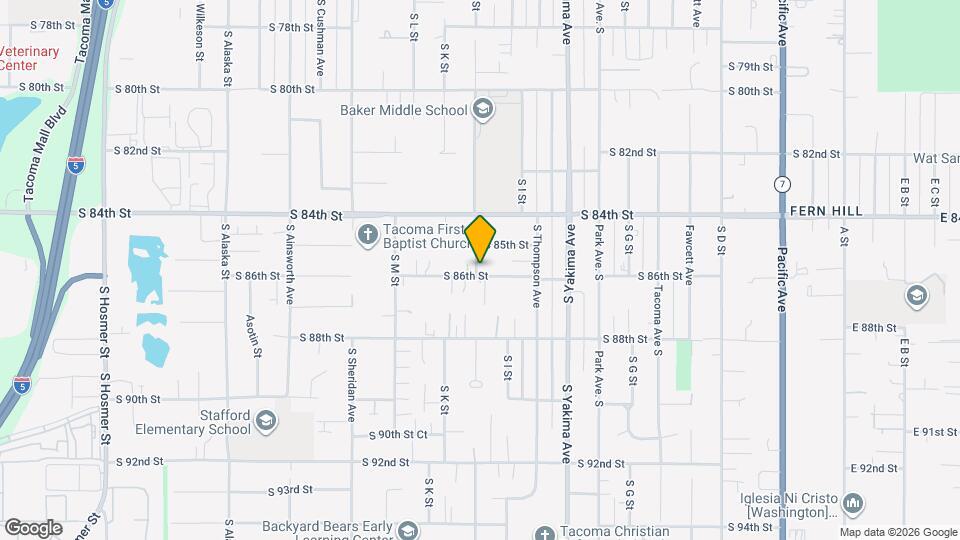 899 S 86th St Map and Location Details