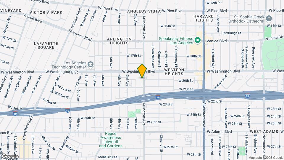 1929 Arlington Ave Map and Location Details