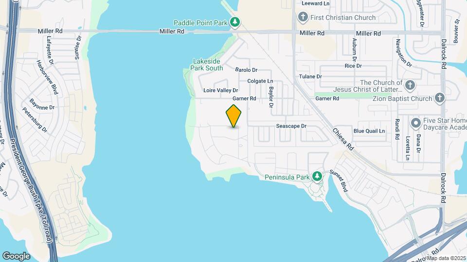 6801 Windward View Dr Map and Location Details