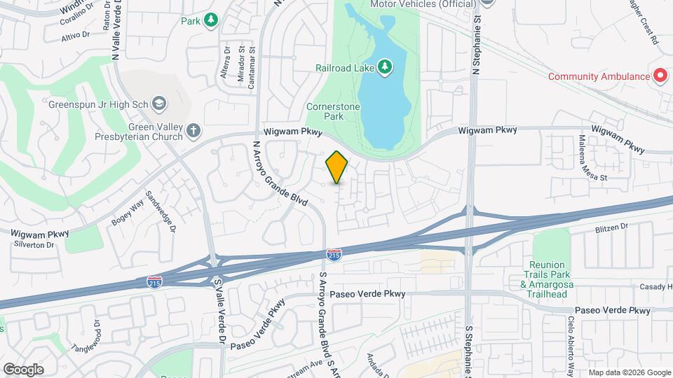 1548 Otero Valley Ct Map and Location Details