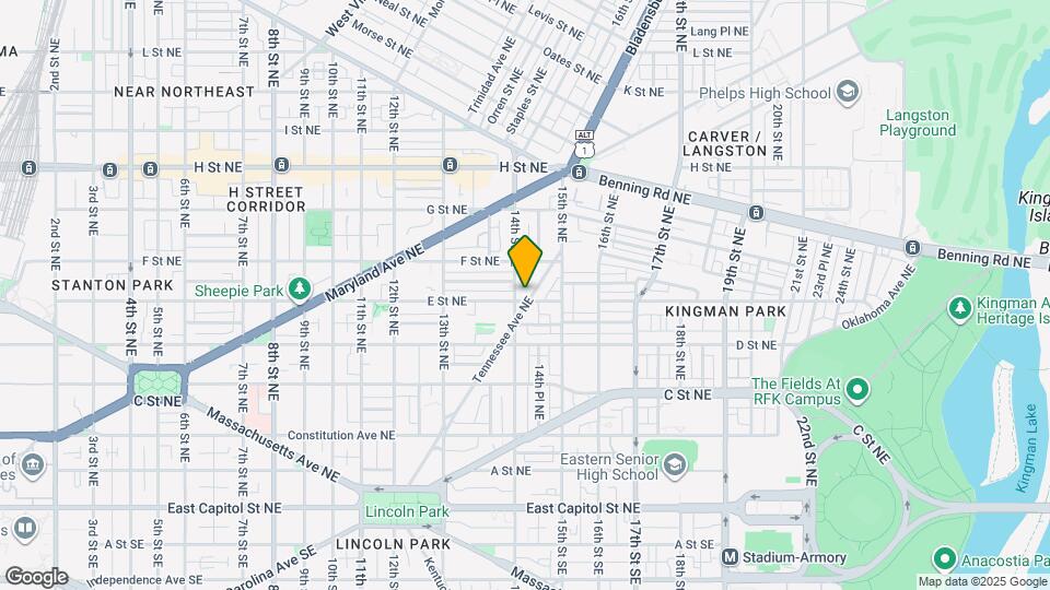 500 Tennessee Ave NE Map and Location Details