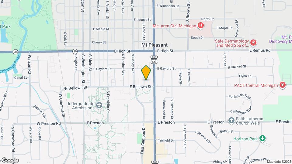 1029 S Arnold St Map and Location Details