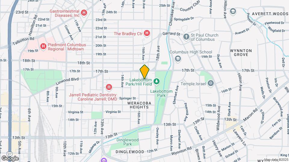1619 17th Ave Map and Location Details