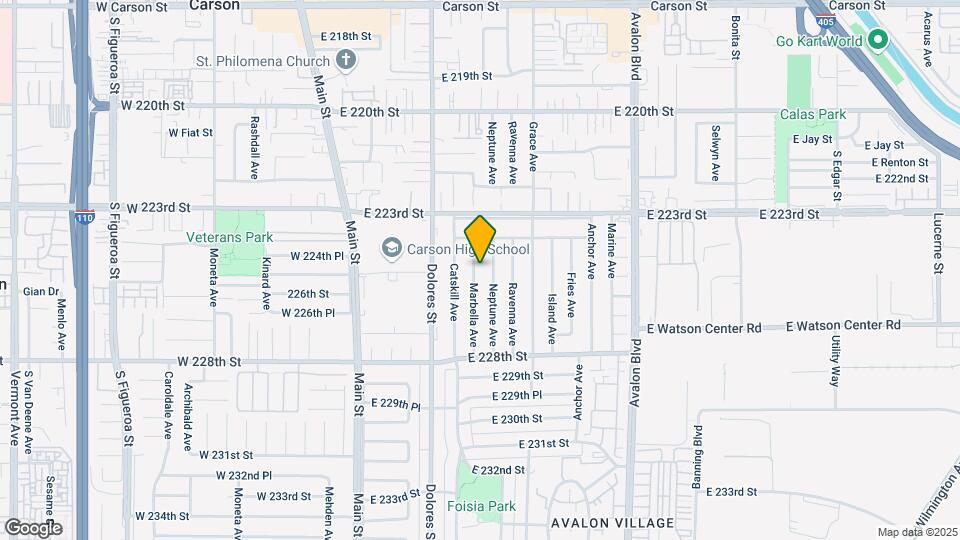 22502 Marbella Ave Mapa y Detalles de la Ubicación
