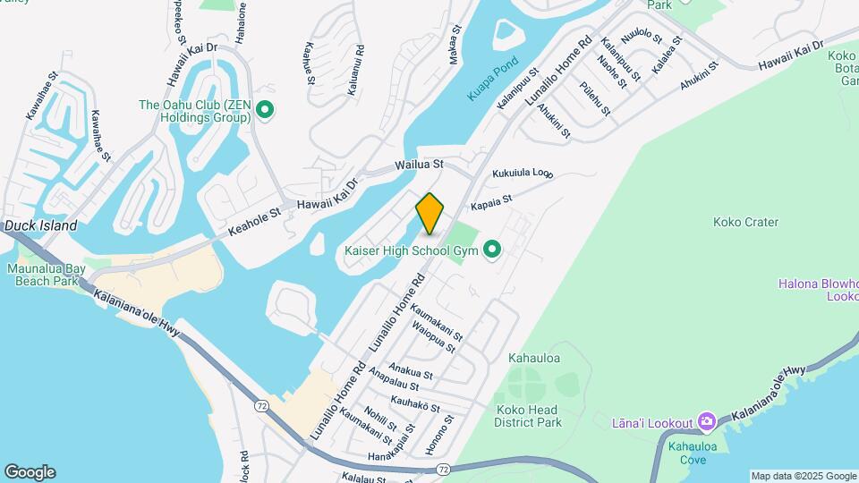 500 Lunalilo Home Rd-Unit -#34B Map and Location Details