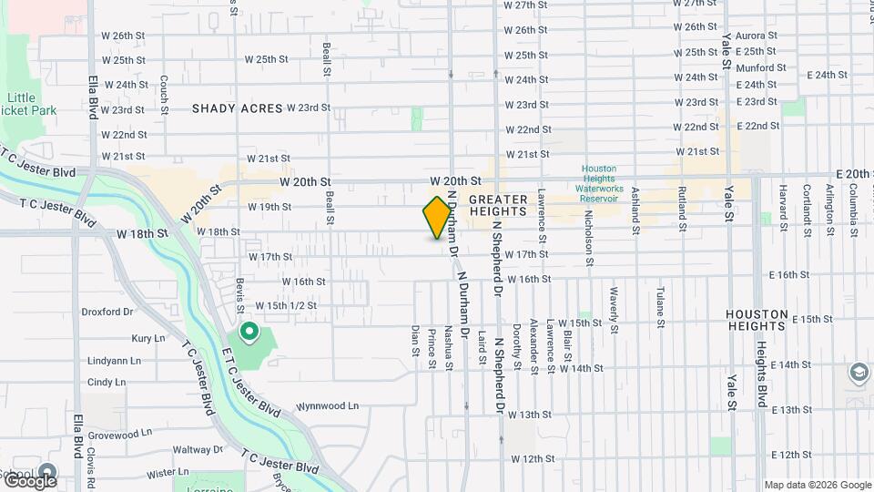 815 W 17th St Map and Location Details
