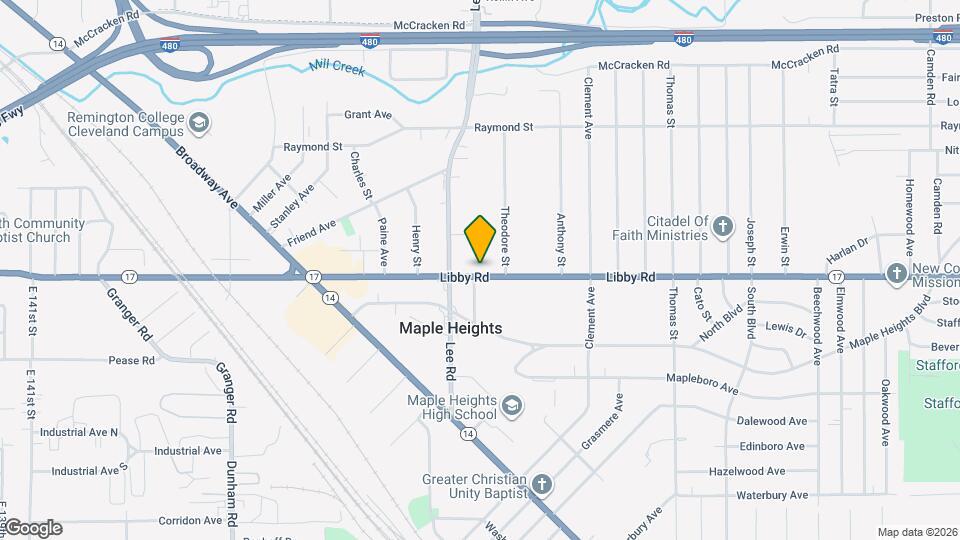 16575 Libby Rd Mapa y Detalles de la Ubicación