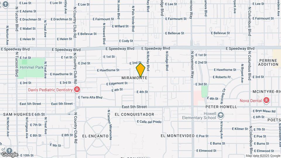 3532 E 3rd St Map and Location Details