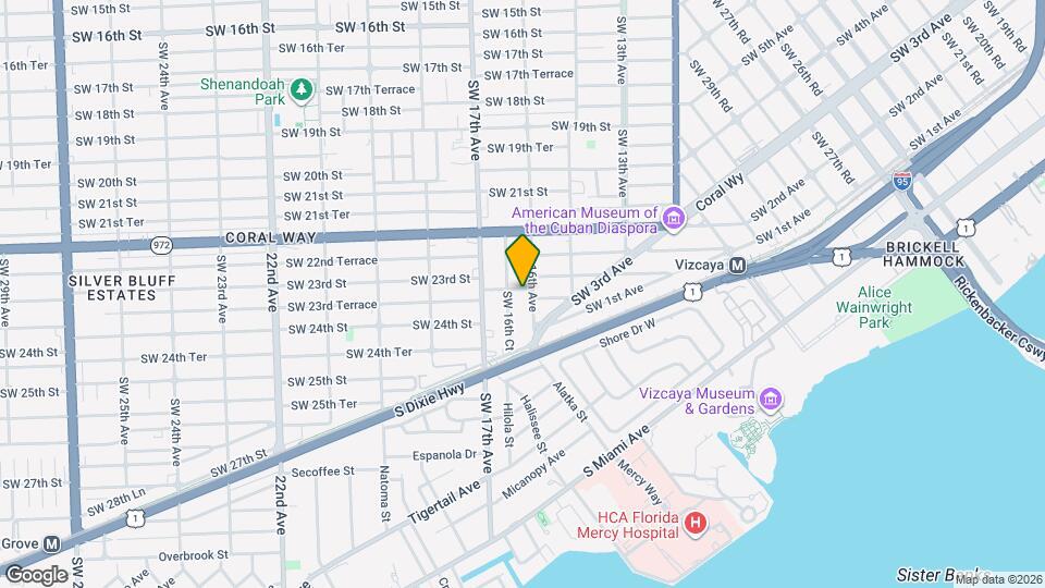 1612 SW 23rd St Map and Location Details