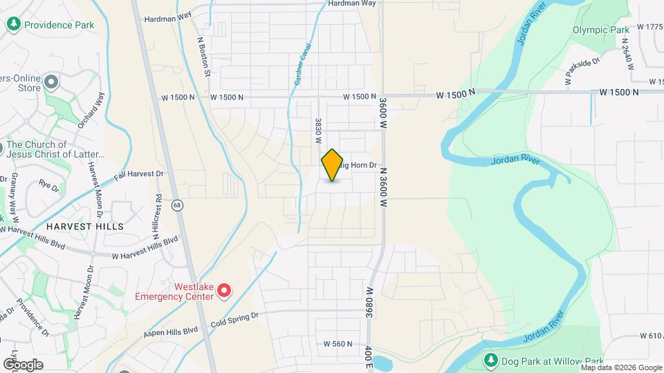 3793 W 1200 N Map and Location Details