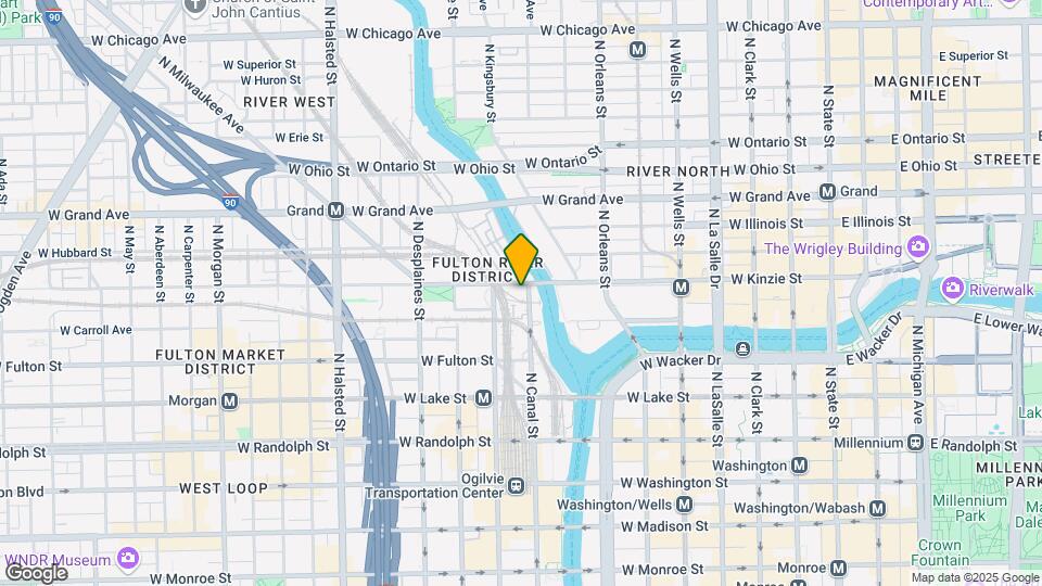 380 N Canal St Mapa y Detalles de la Ubicación