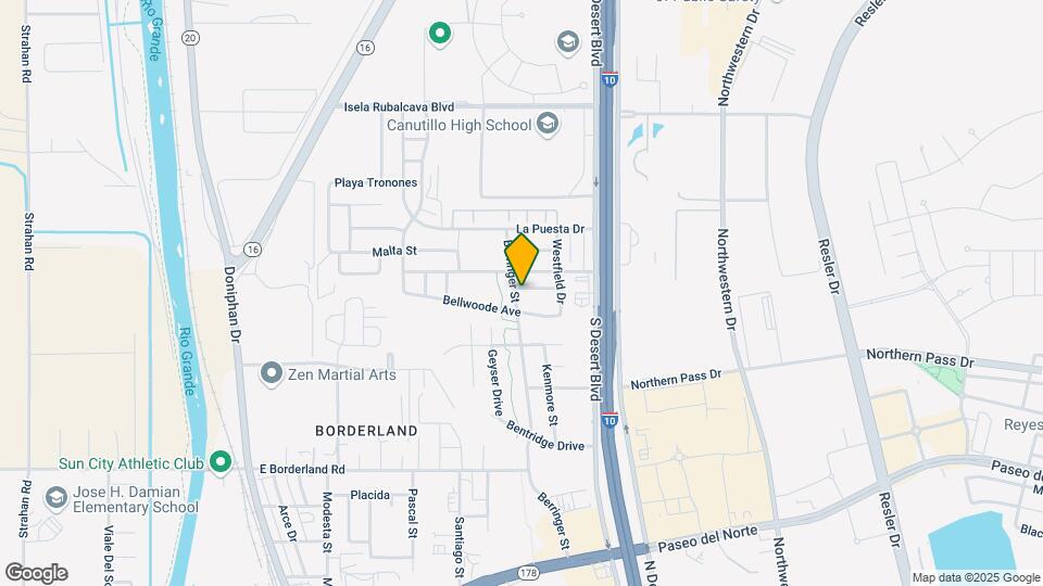 6572 Berringer St Map and Location Details