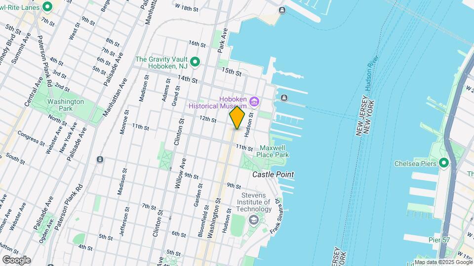 1117 Washington St Mapa y Detalles de la Ubicación