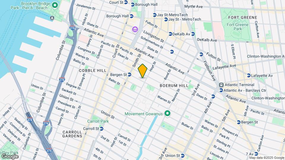 121 Wyckoff St Mapa y Detalles de la Ubicación