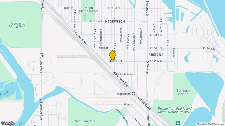 13502 S Brandon Ave Map and Location Details