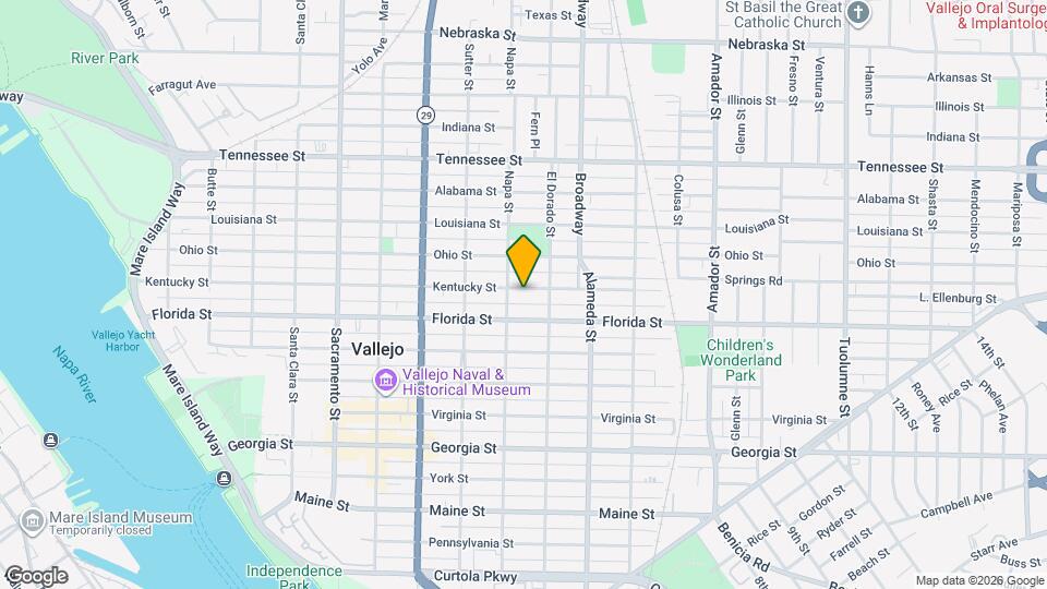 919 Kentucky St Map and Location Details