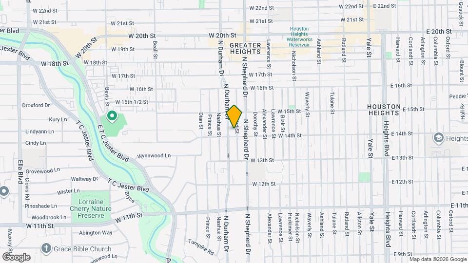 1409 Laird St Map and Location Details