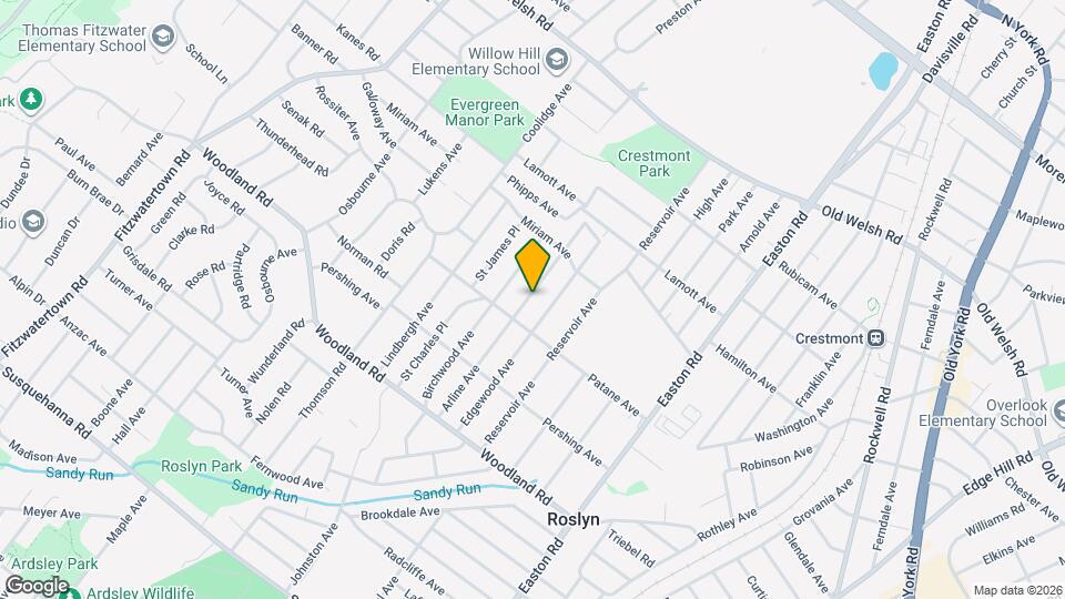 1521 Arline Ave Map and Location Details