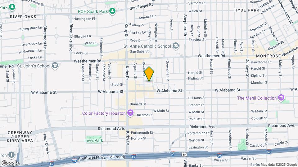 2310 Steel St Map and Location Details