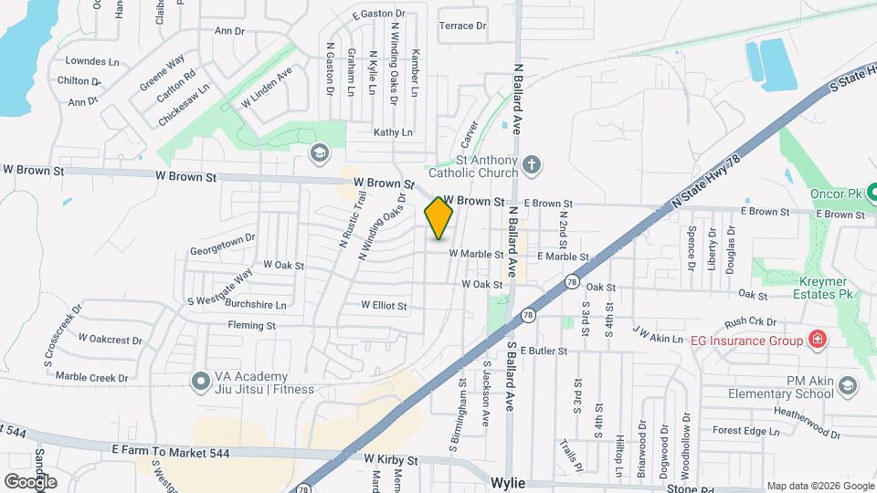 306 W Marble St Map and Location Details