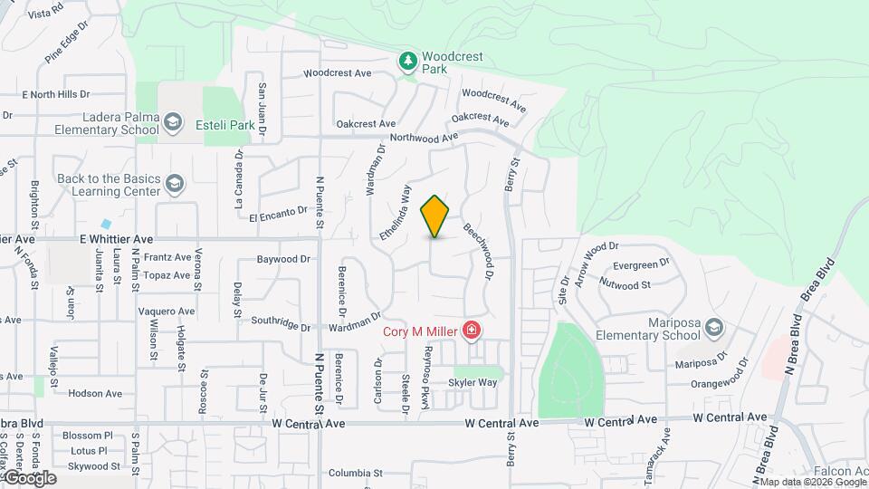 1280 Fawnridge Dr Map and Location Details