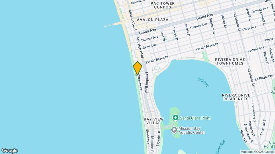 3979 Ocean Front Walk Map and Location Details