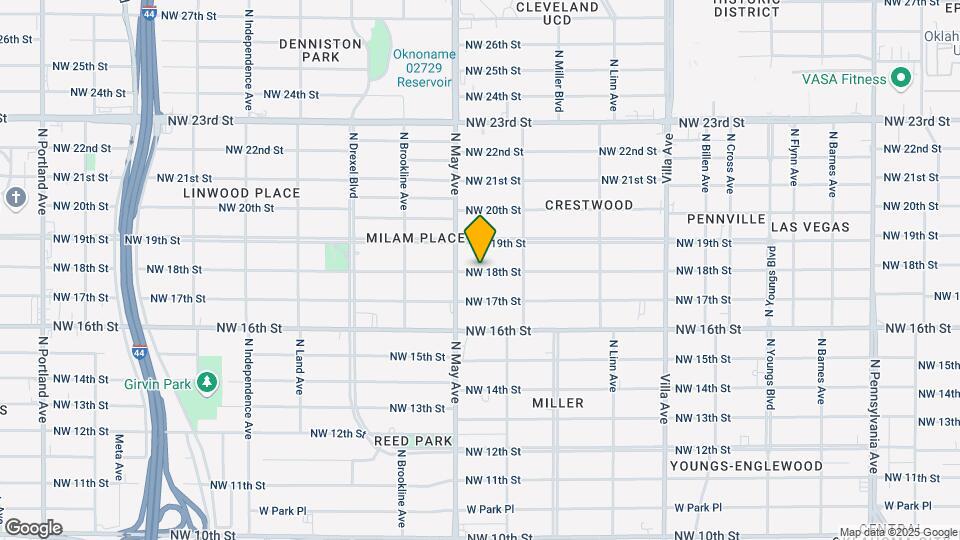 2841 NW 18th St Map and Location Details