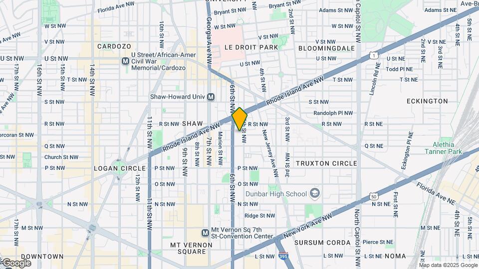 1624 5th St NW, Unit B Map and Location Details