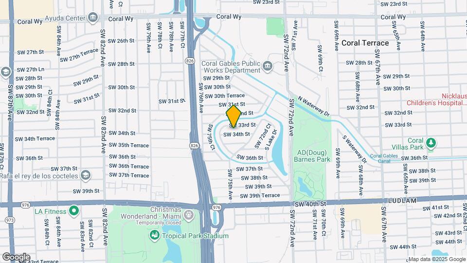 7435 SW 34th St Map and Location Details