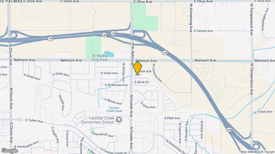 6052 E Bishop Ln Map and Location Details