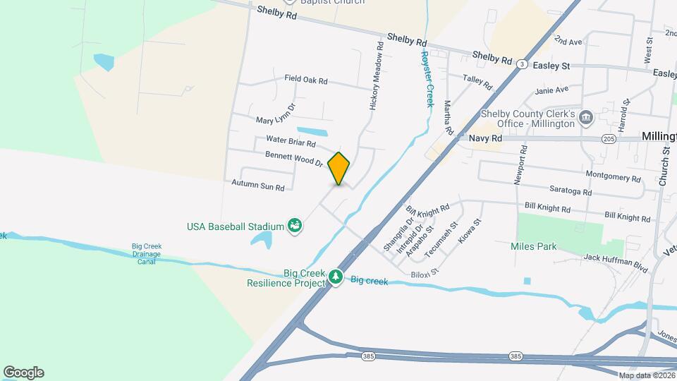 7796 Hickory Meadow Rd Map and Location Details