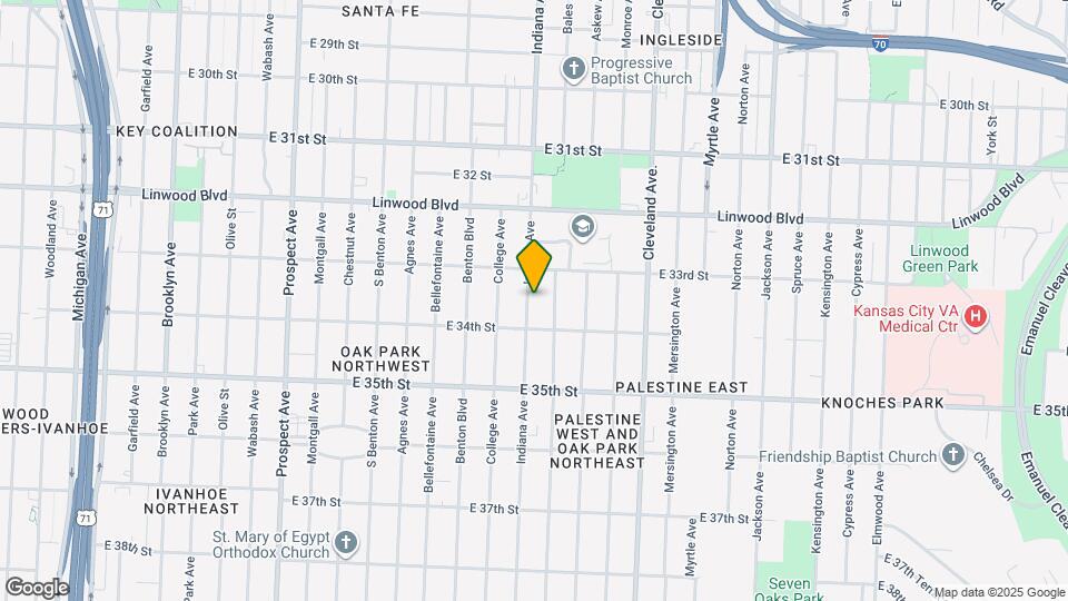 3331-3333 Indiana Ave Map and Location Details