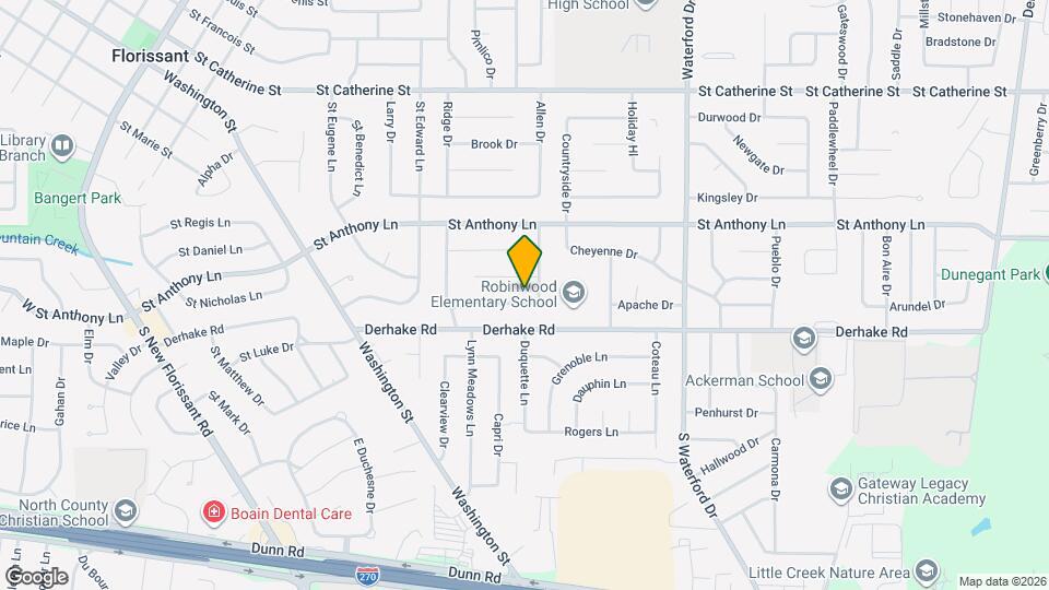865 Robinwood Dr Map and Location Details