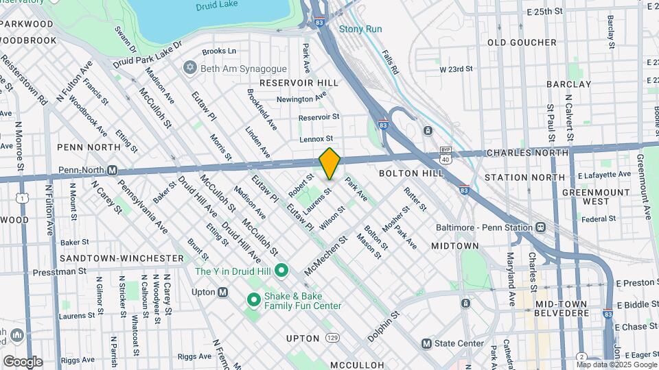 1805 Bolton St Map and Location Details