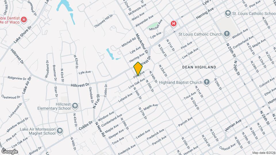 3520 Pine Ave Mapa y Detalles de la Ubicación