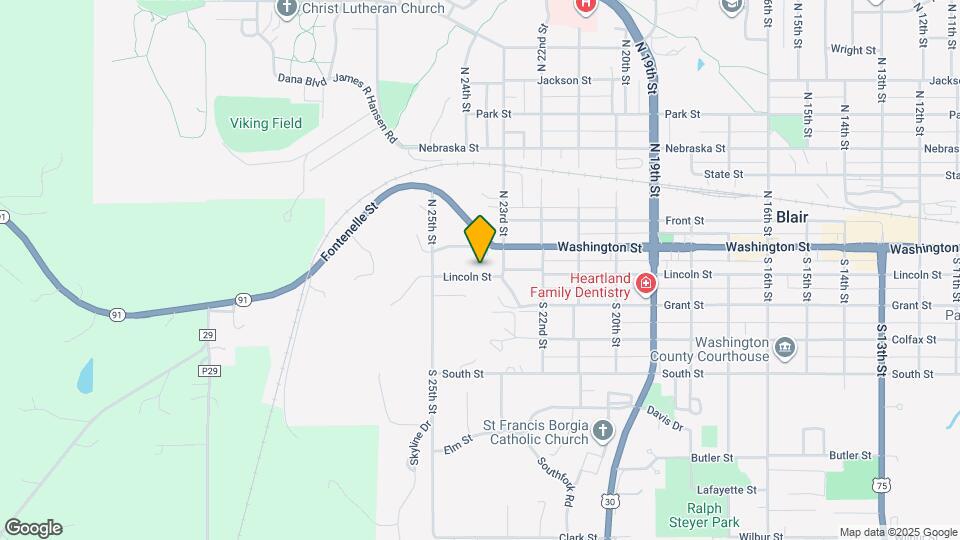 2352 Lincoln St Map and Location Details