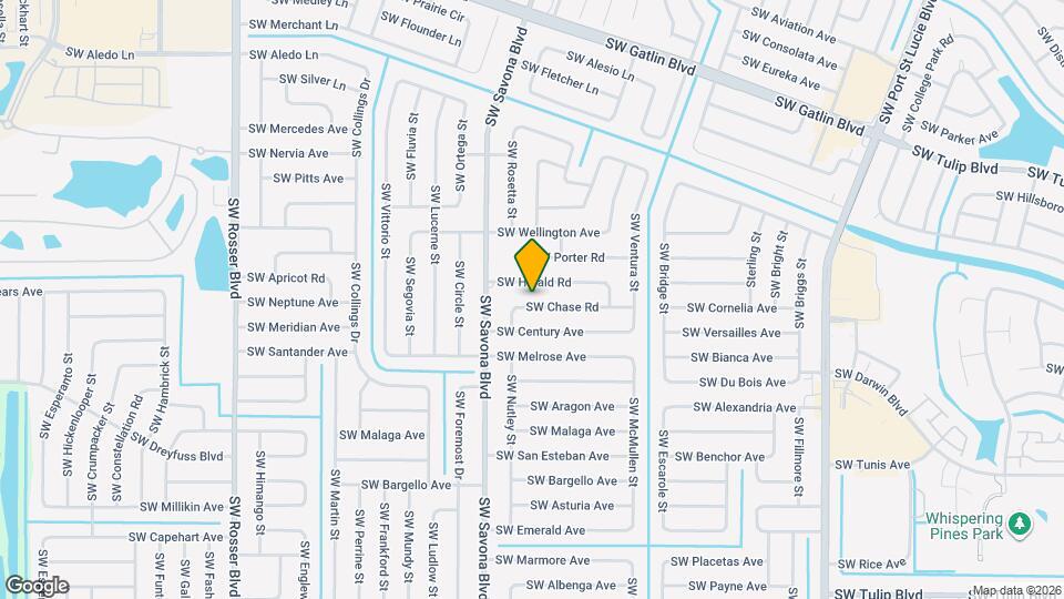 1301 SW Chase Rd Map and Location Details