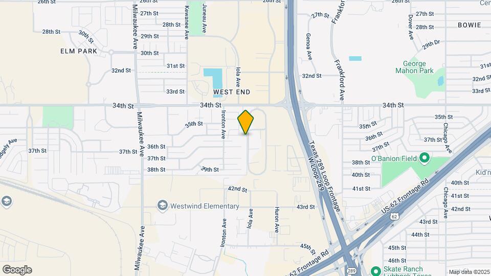 6101 36th St Map and Location Details