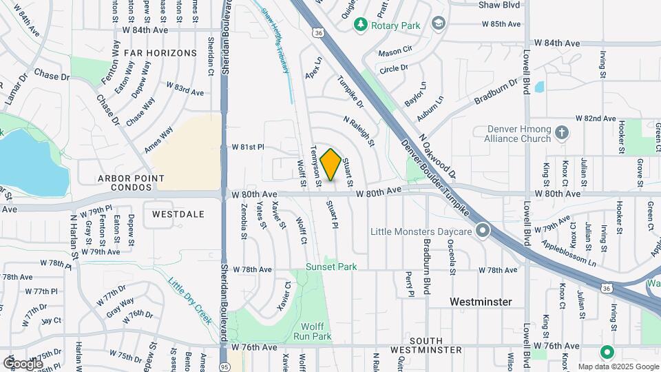 8011 Stuart Pl Map and Location Details