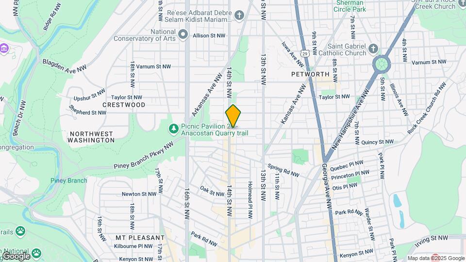 1372 Randolph St NW Mapa y Detalles de la Ubicación