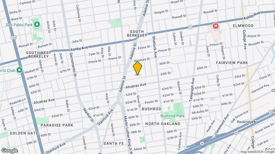 1921 Harmon St Map and Location Details