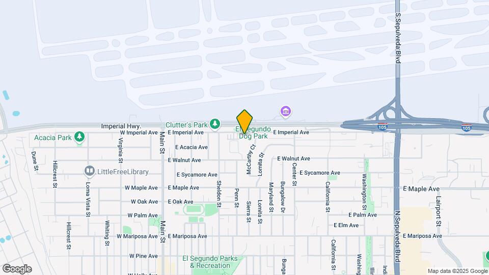 620 E Imperial Mapa y Detalles de la Ubicación